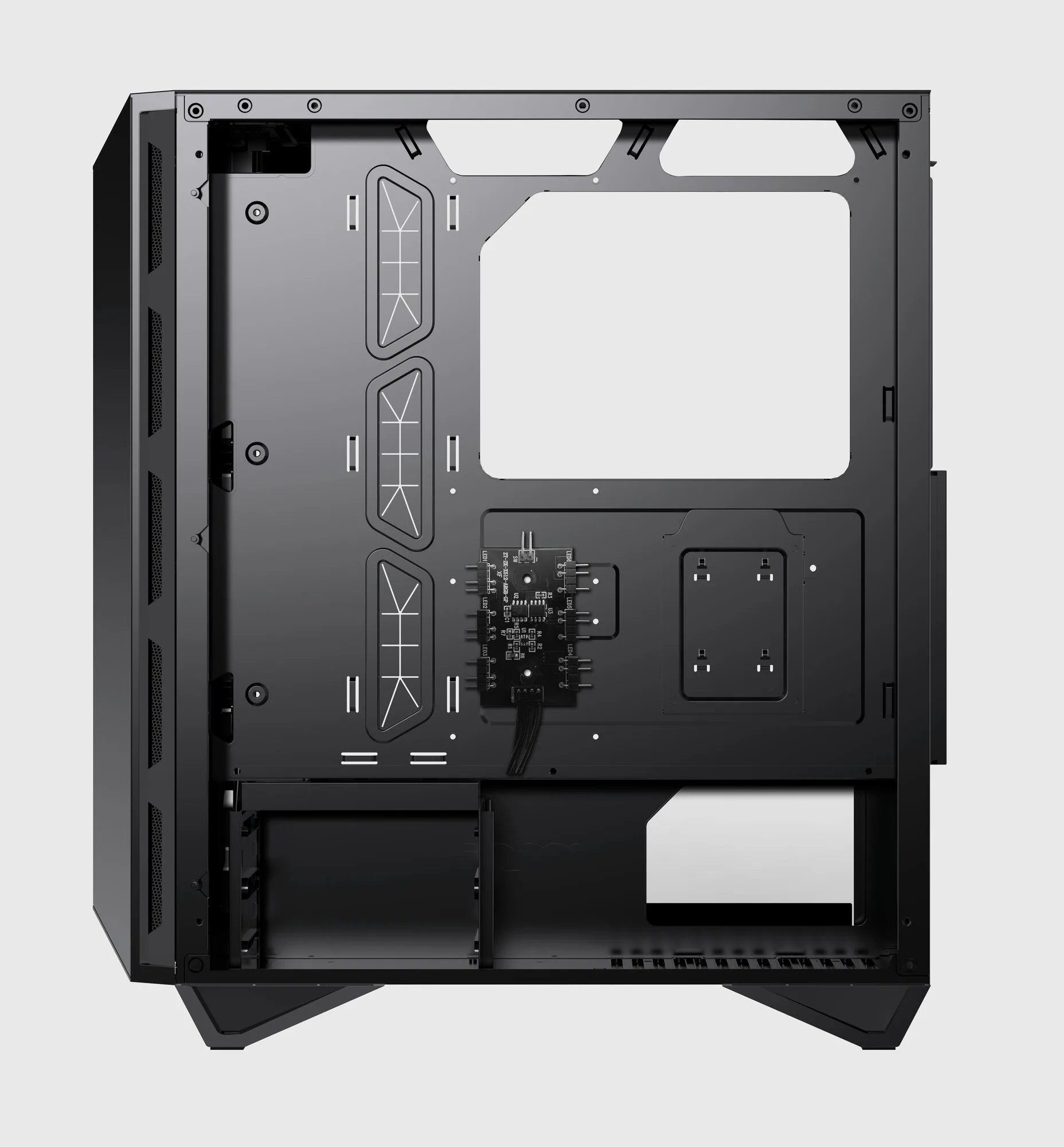 MSI MPG GUNGNIR 110R Computer-Gehäuse Midi Tower Schwarz – Bild 5