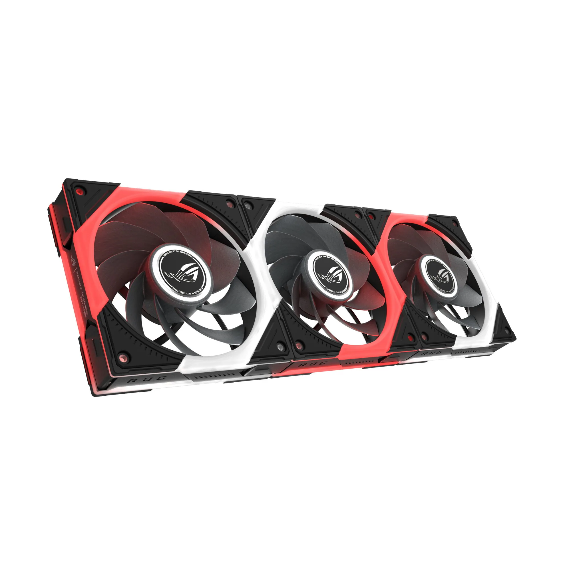 ASUS ROG Eurux GR120 ARGB Reverse Fan - Triple Pack Computergehäuse Ventilator 12 cm Schwarz, Weiß 3 Stück(e) – Bild 1