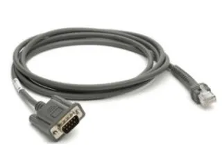 Zebra CBA-R08-S07ZBR Serien-Kabel Grau 2,1336 m RS232 DB9