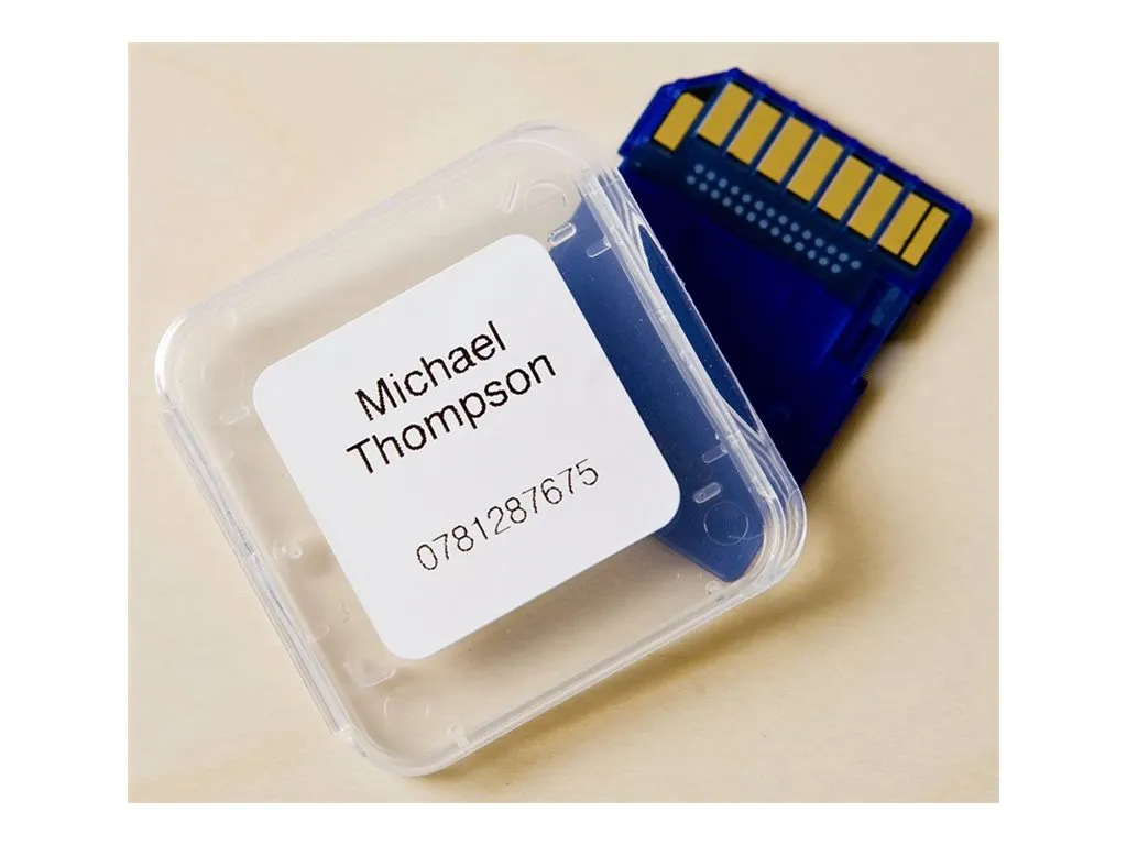 Einzeletiketten Brother weiß DK-11221 23x23 (1000St/Rolle)