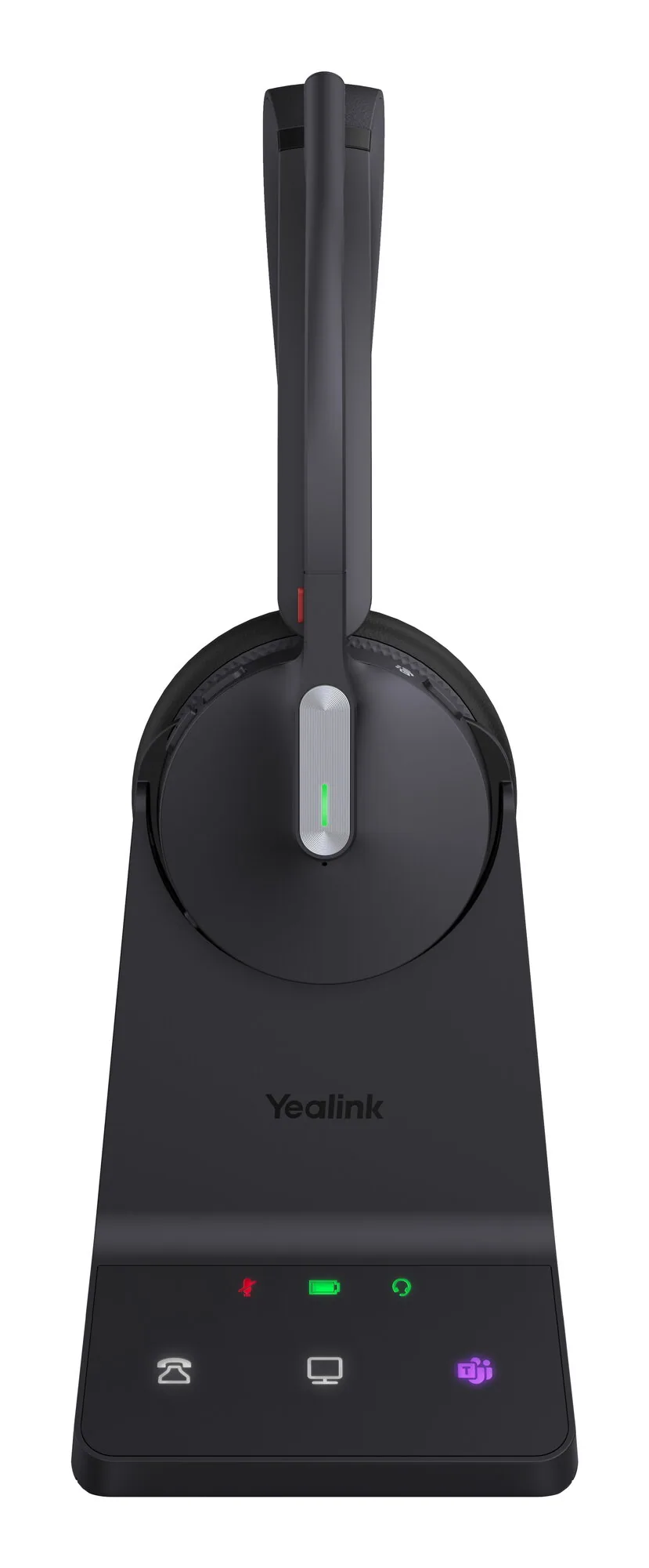 Yealink WH64 Dual Teams Headset Kopfhörer Kabellos Kopfband Büro/Callcenter USB Typ-C Bluetooth Schwarz – Bild 2