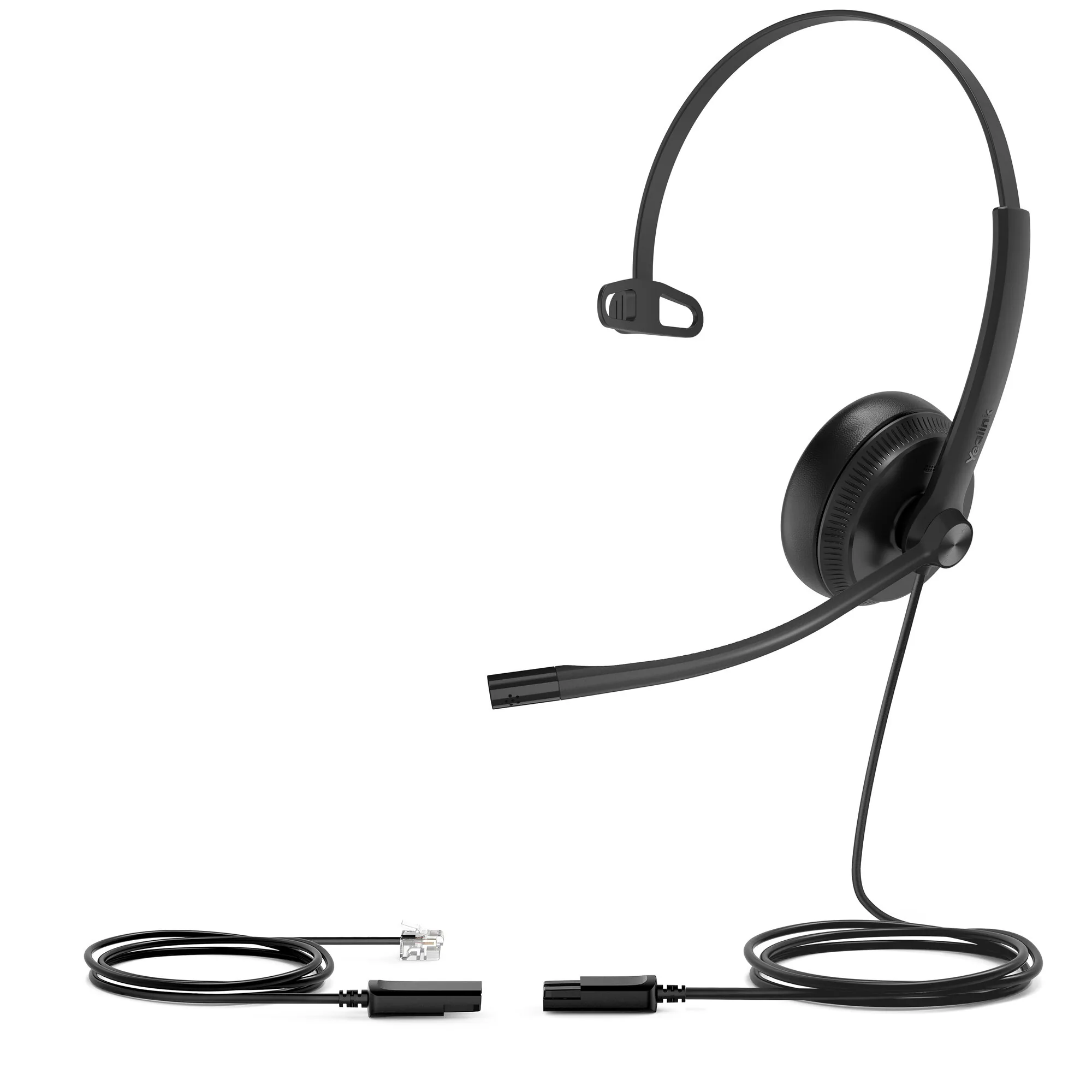 Yealink YHS34 Kopfhörer Kabelgebunden Kopfband Büro/Callcenter Schwarz – Bild 2