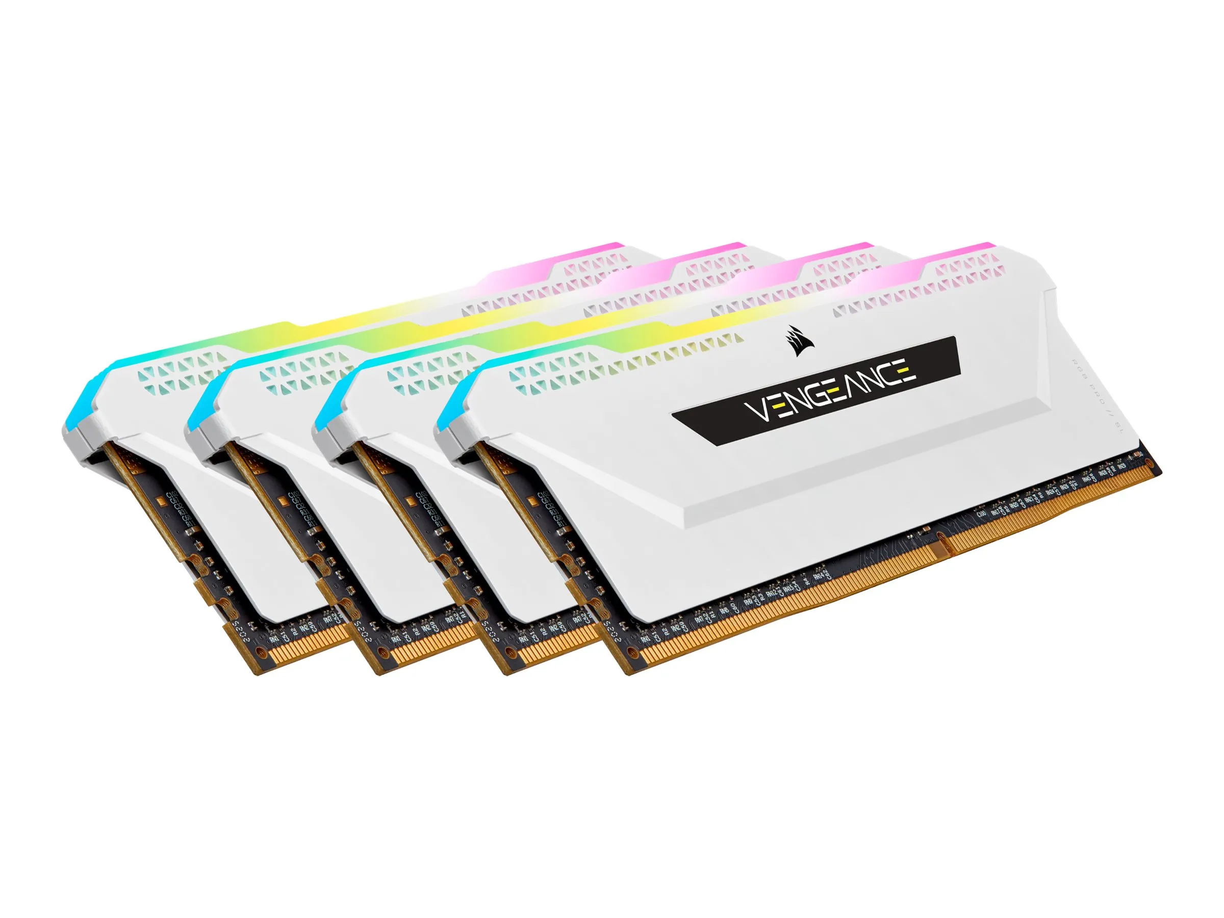 Corsair Vengeance RGB DDR4-3200 CL16 32 GB Kit (4x 8 GB) (CMH32GX4M4E3200C16W)