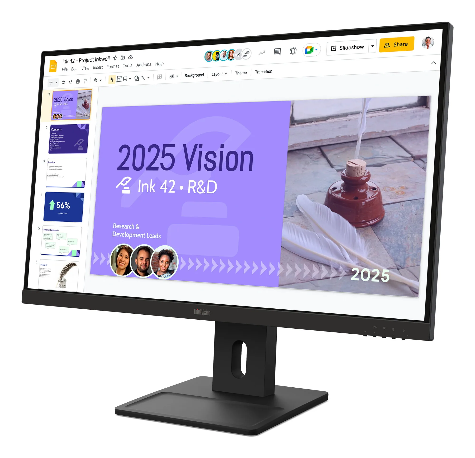 Lenovo ThinkVision E27Q-40 Monitor – Bild 3