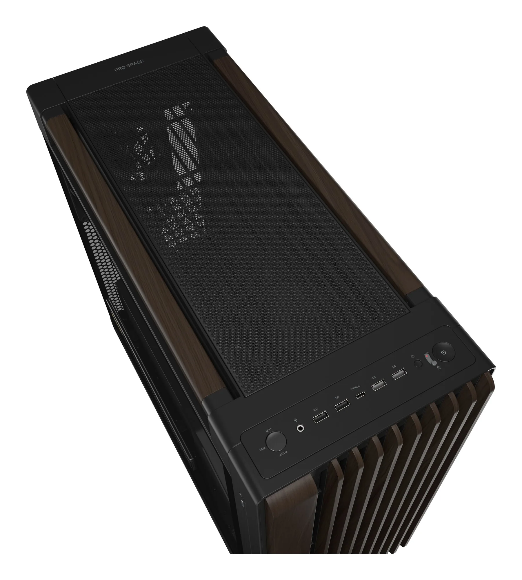 ASUS ProArt PA602 Wood Edition Modern Black - Tempered Glass Panel Midi Tower Schwarz, Holz – Bild 6