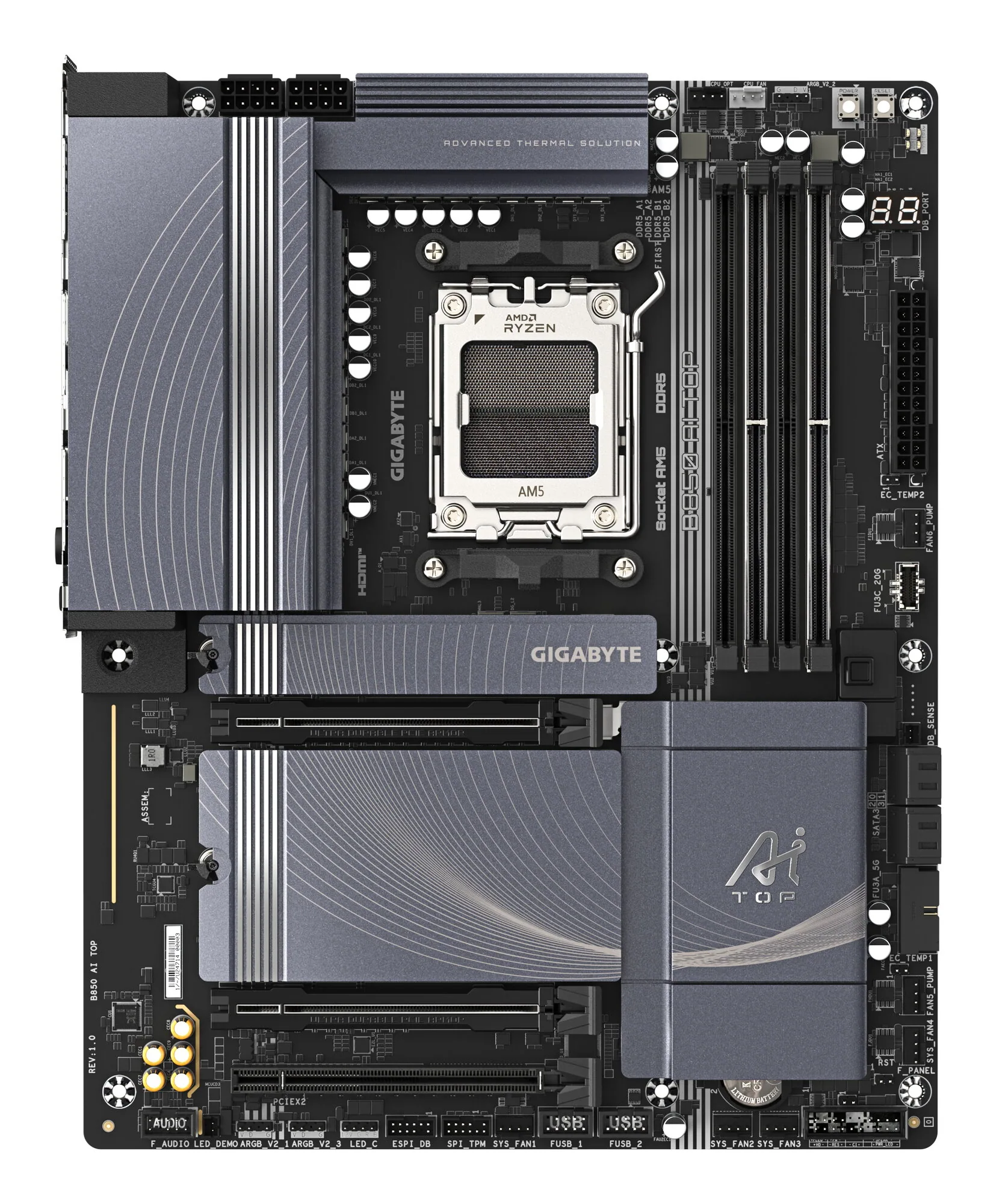 GIGABYTE B850 AI TOP Motherboard – Bild 2