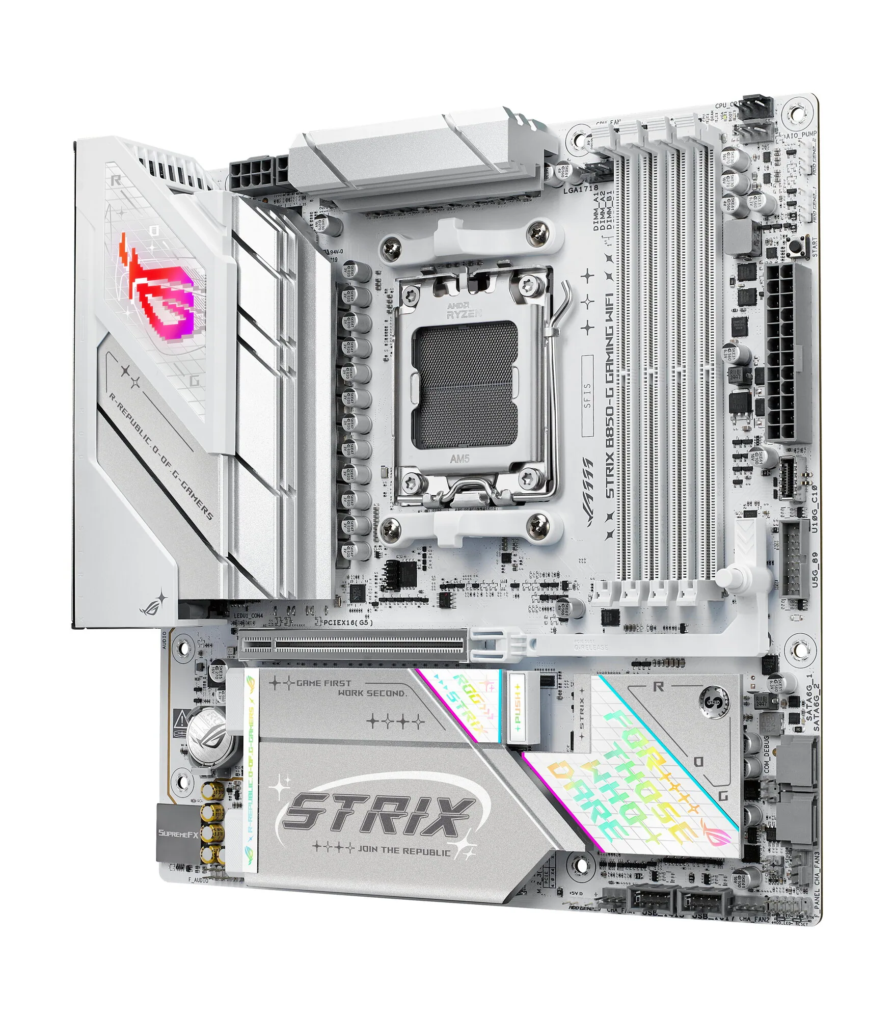 ASUS ROG STRIX B850-G GAMING WIFI AMD B850 Sockel AM5 micro ATX – Bild 1