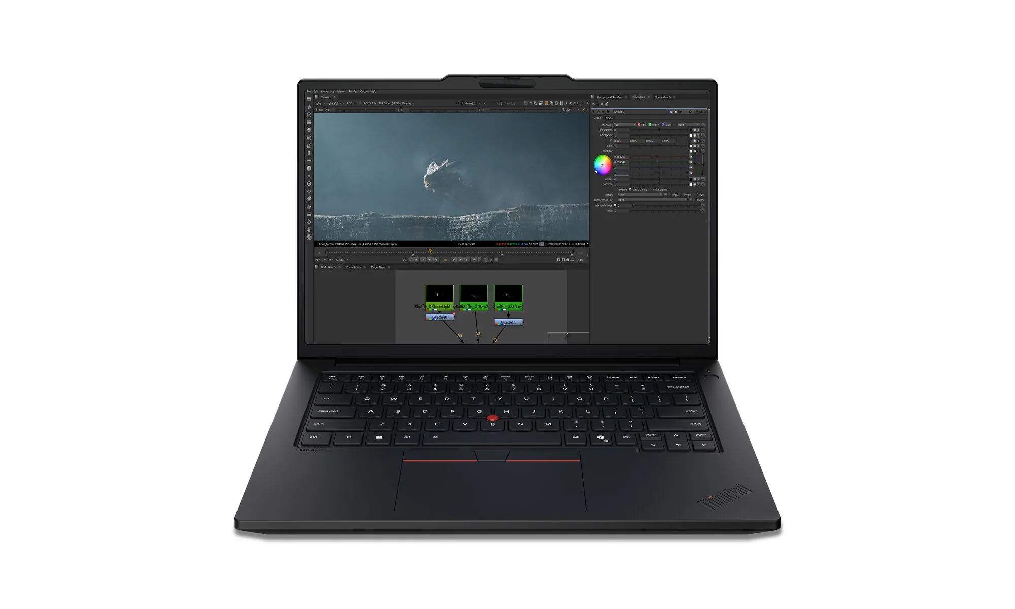 Lenovo ThinkPad P14s Gen 7 (Intel) Copilot+ PC 388H Mobiler Arbeitsplatz 36,8 cm (14.5") WUXGA 64 GB LPDDR5x-SDRAM 1 TB SSD Wi-Fi 7 (802.11be) Windows 11 Pro Schwarz Deutsch – Bild 5