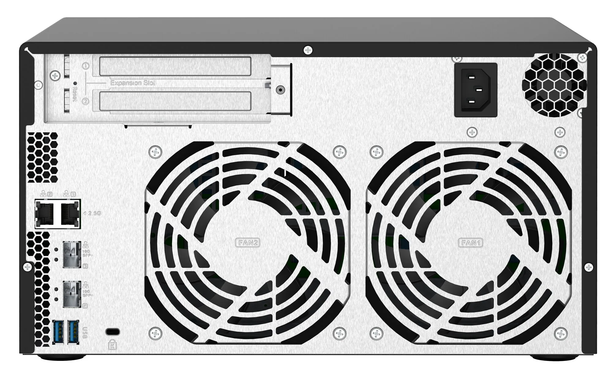 QNAP TS-832PX NAS Tower Annapurna Labs AL324 4 GB DDR4 0 TB QNAP Turbo System Aluminium, Schwarz – Bild 6