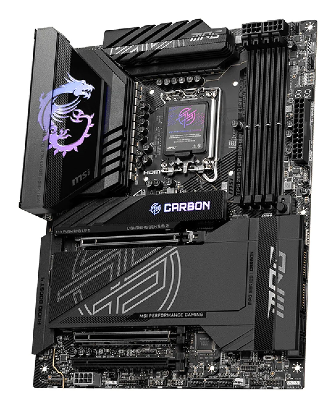 MSI MPG Z890 CARBON WIFI Motherboard Intel Z890 LGA 1851 (Socket V1) ATX – Bild 3