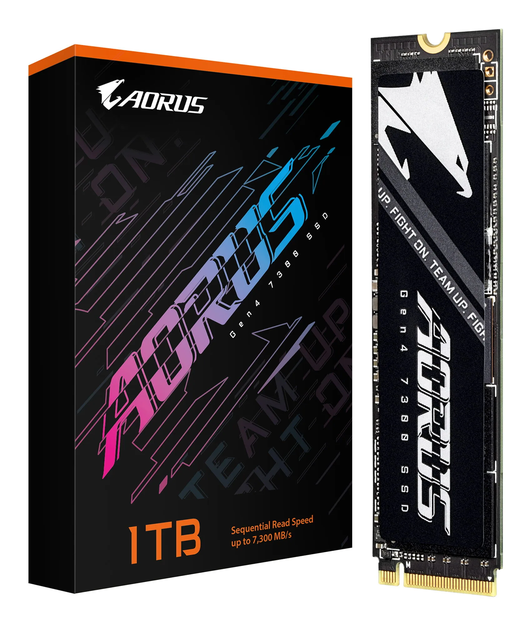 GIGABYTE AORUS Gen4 7300 1 TB M.2 PCI Express 4.0 NVMe 3D TLC NAND – Bild 3
