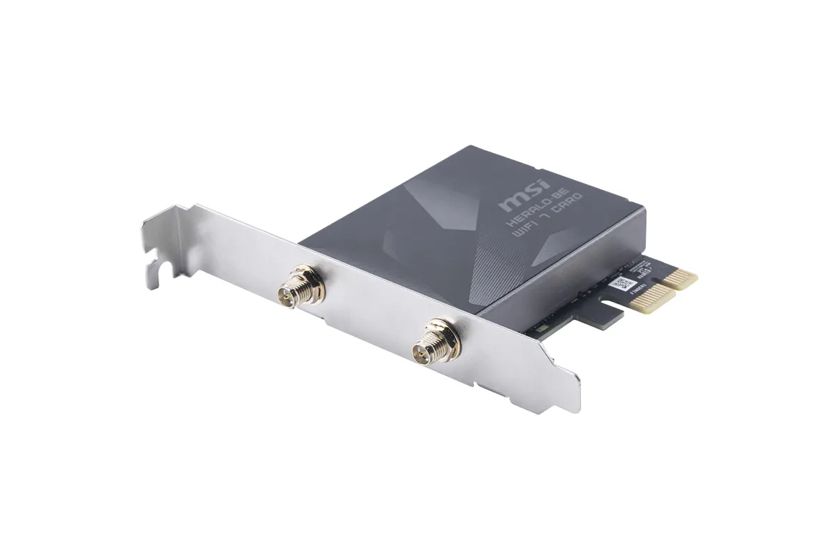 MSI Herald BE9400 WiFi7 PCIe x1 card (Bulk)