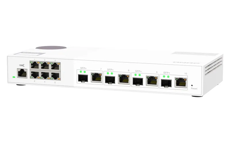 QNAP QSW-M2106-4C Netzwerk-Switch Managed L2 2.5G Ethernet (100/1000/2500) Weiß – Bild 5
