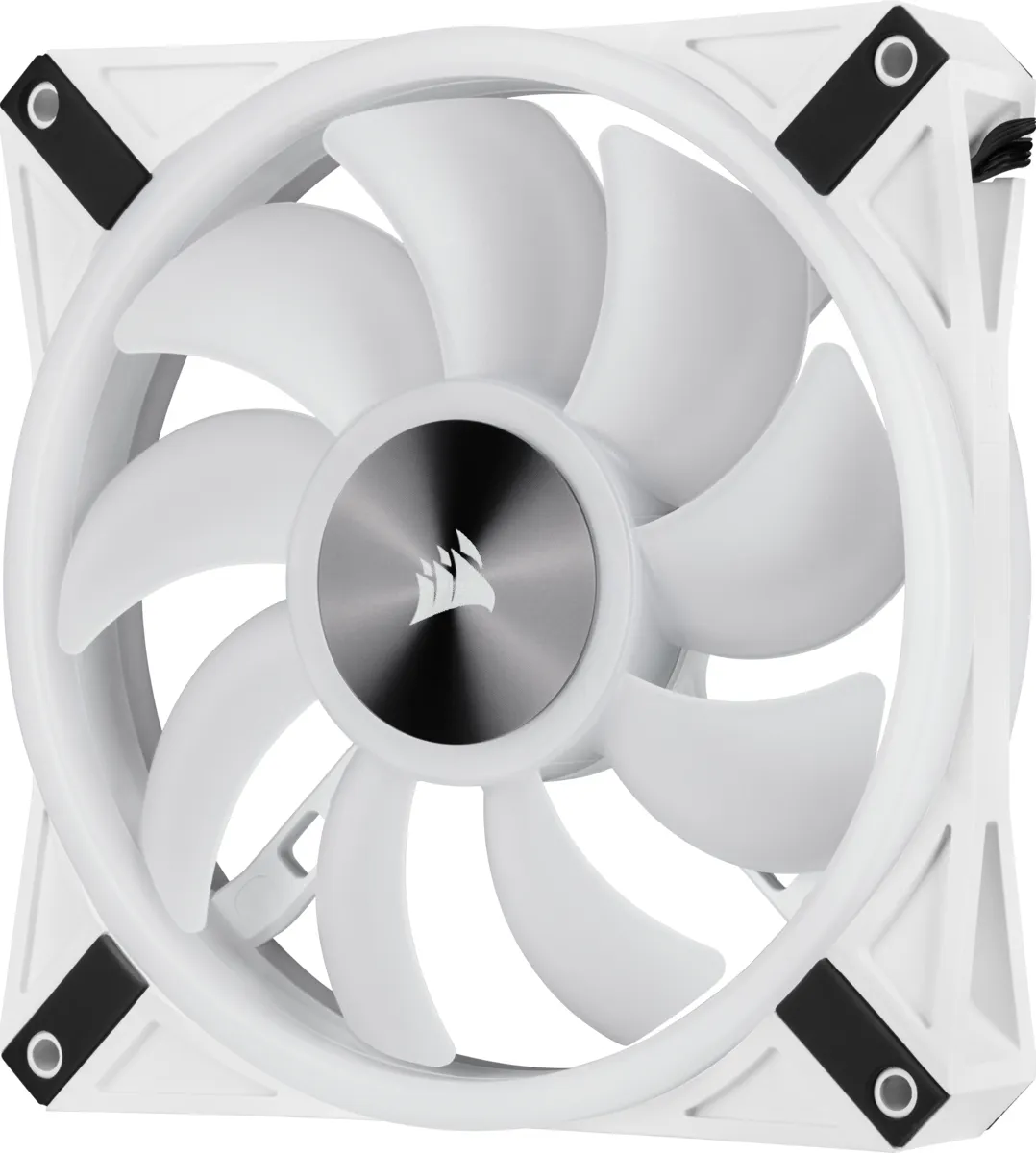 Corsair Lüfter 140*140*25 QL140 RGB LED Fan Weiß, Single