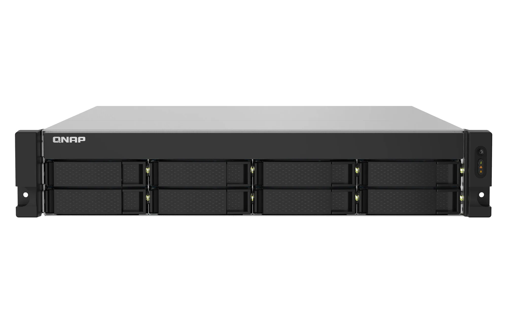 QNAP TS-832PXU-RP NAS Rack (2U) Annapurna Labs AL324 4 GB DDR4 0 TB QNAP Turbo System Schwarz – Bild 1
