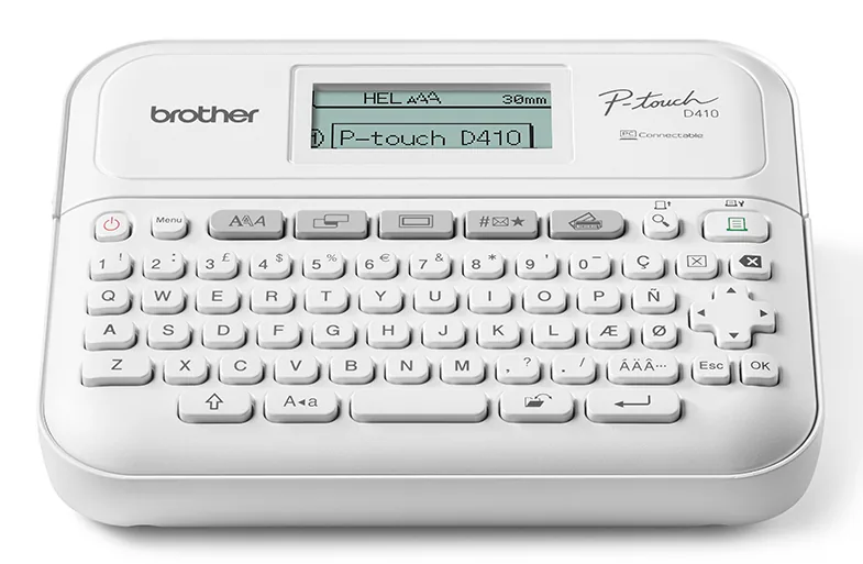 Brother PT-D410 Etikettendrucker Wärmeübertragung 180 x 180 DPI 20 mm/sek Kabelgebunden TZe QWERTY – Bild 1