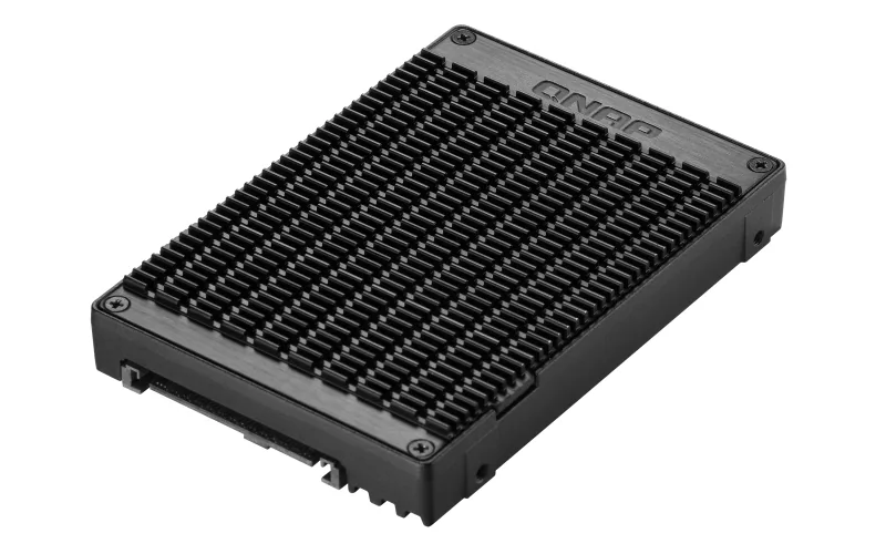 QNAP QDA-UMP4 Speicherlaufwerksgehäuse SSD-Gehäuse Schwarz 2.5" – Bild 1