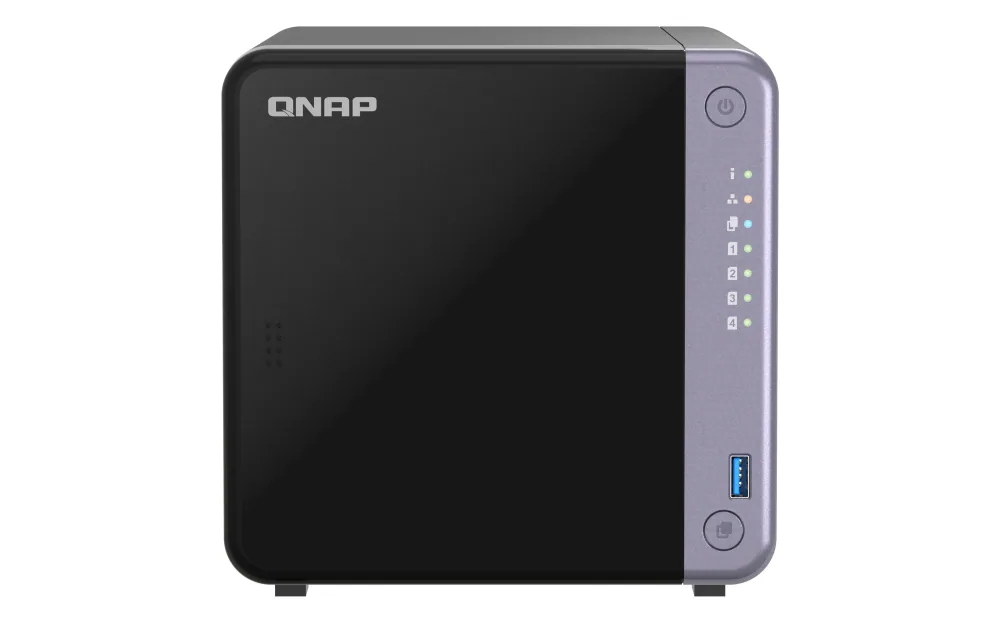 QNAP TS-432X NAS Tower Alpine Alpine AL-524 4 GB DDR4 QNAP QTS Schwarz – Bild 2