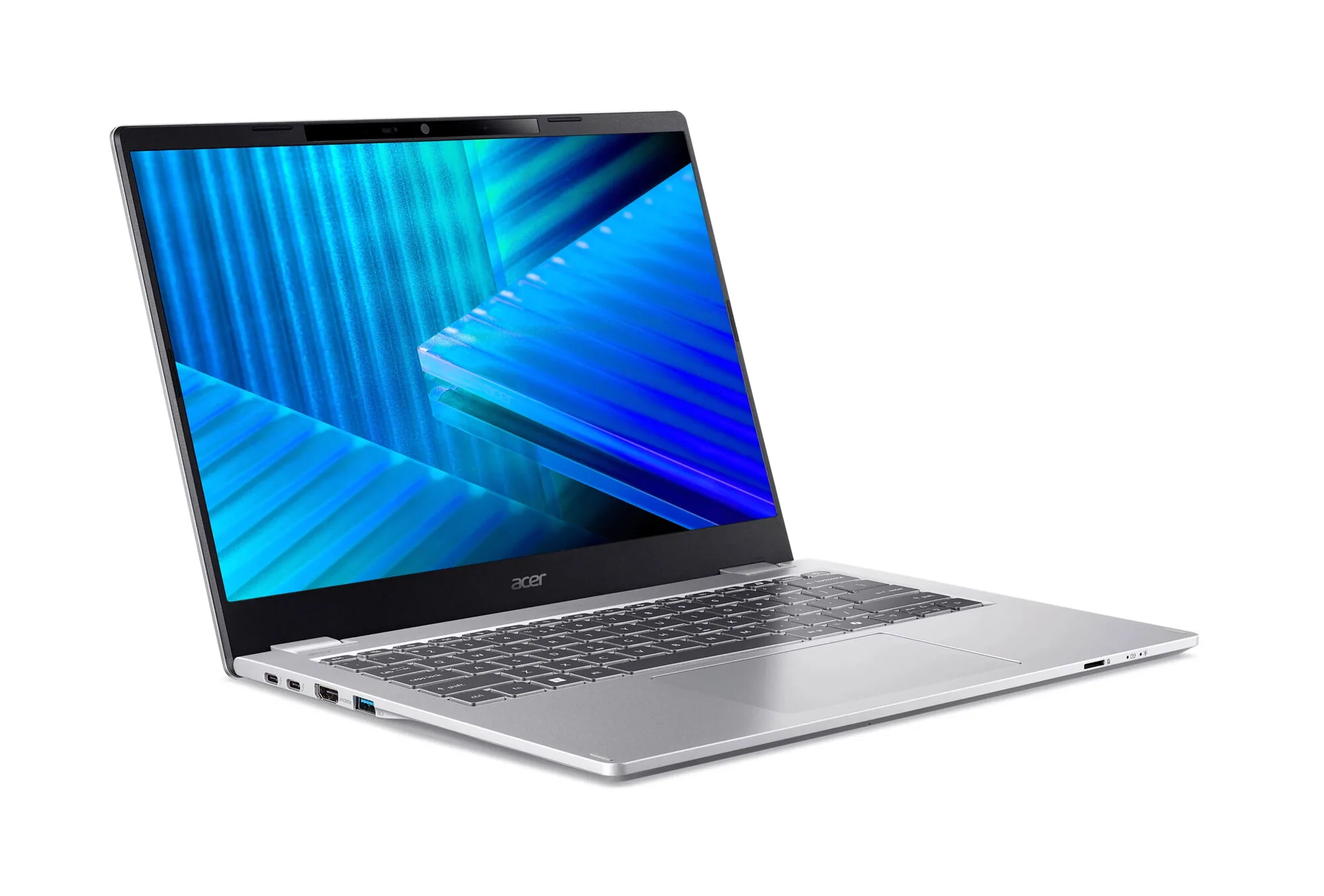 Acer TravelMate P4 TMP414-55-TCO-5880 Intel Core Ultra 5 225U Laptop 35,6 cm (14") WUXGA 16 GB DDR5-SDRAM 512 GB SSD Wi-Fi 7 (802.11be) Windows 11 Pro Blau – Bild 2