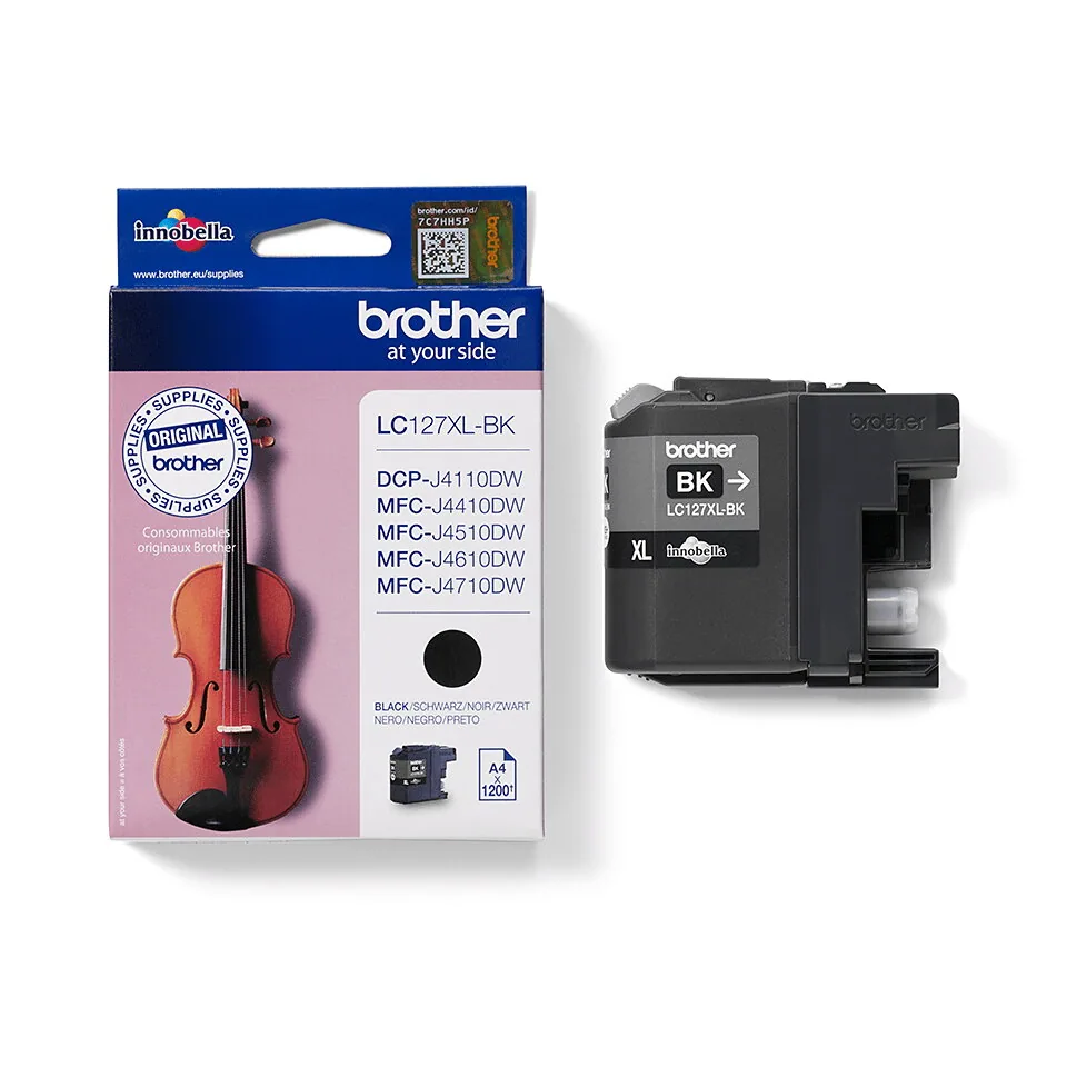 Brother LC127XLBK Druckerpatrone 1 Stück(e) Original Extrahohe (Super-) Ausbeute Schwarz – Bild 2