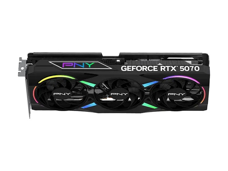 PNY RTX5070 VERTO ARGB OC Triple Fan 12 GB GDDR7 HDMI 3xDP