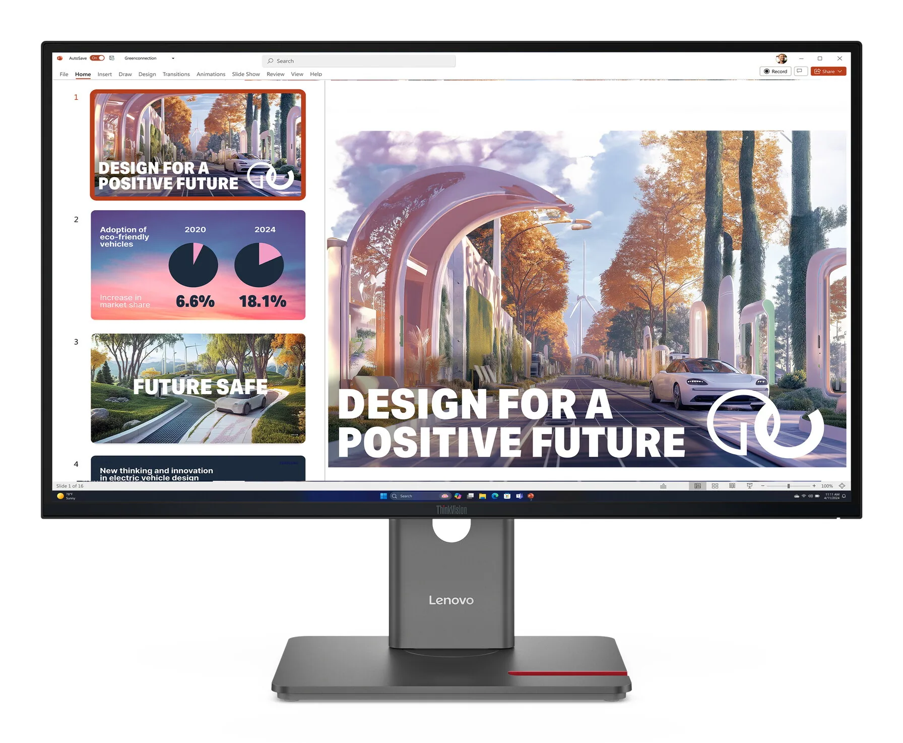Lenovo ThinkVision P27QD-40 Monitor – Bild 2