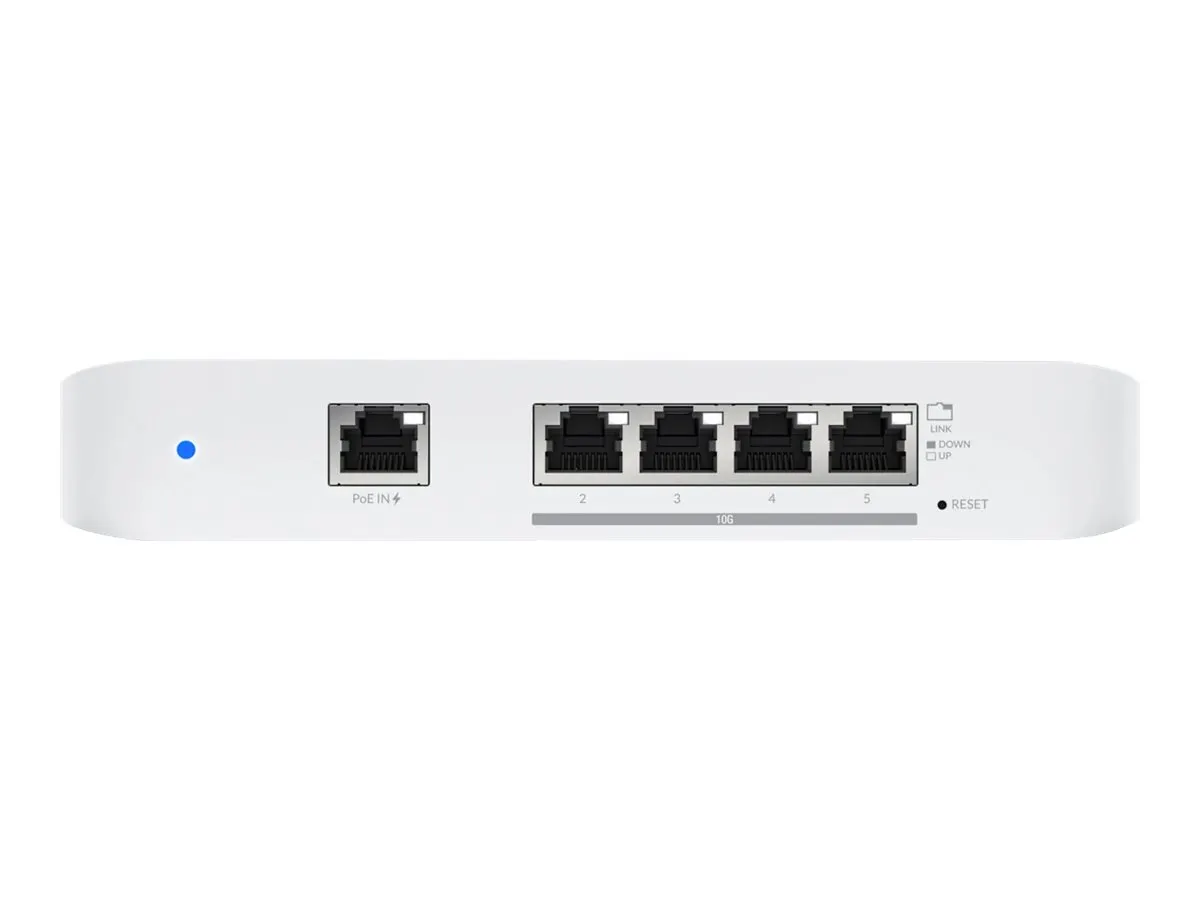 Ubiquiti UniFi Switch USW-Flex-XG 5x10 Gbit/s PoE Input Support