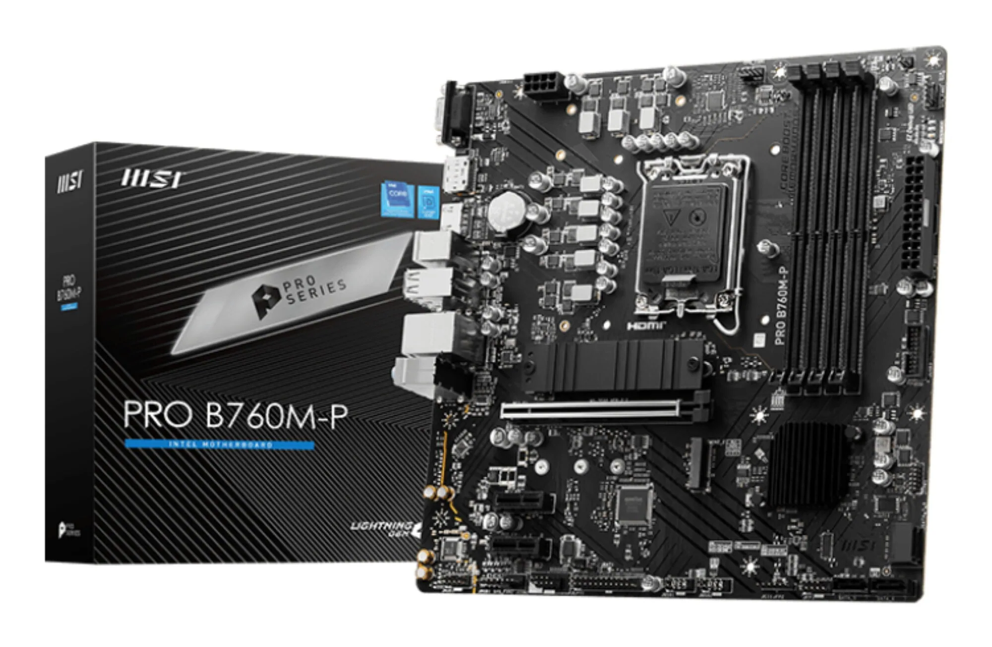 MSI PRO B760M-P Motherboard Intel B760 LGA 1700 micro ATX – Bild 1