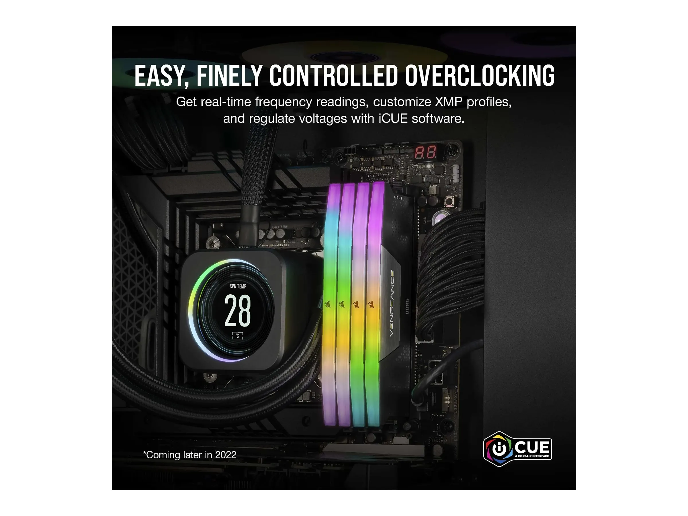 Corsair VENGEANCE RGB b DDR5-6000 CL36 32 GB Kit (2x 16 GB) (CMH32GX5M2E6000C36)