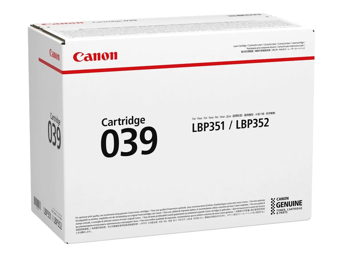 Toner Canon 039 BK           black             11000 Seiten