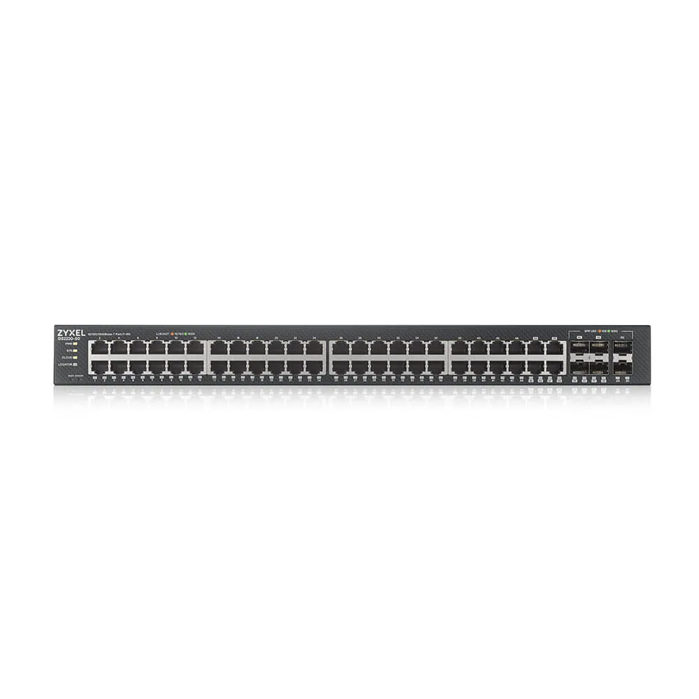 Zyxel GS2220-50-EU0101F Netzwerk-Switch Managed L2 Gigabit Ethernet (10/100/1000) Schwarz – Bild 2