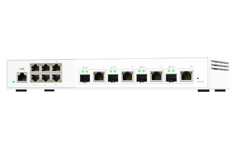 QNAP QSW-M2106-4C Netzwerk-Switch Managed L2 2.5G Ethernet (100/1000/2500) Weiß – Bild 4