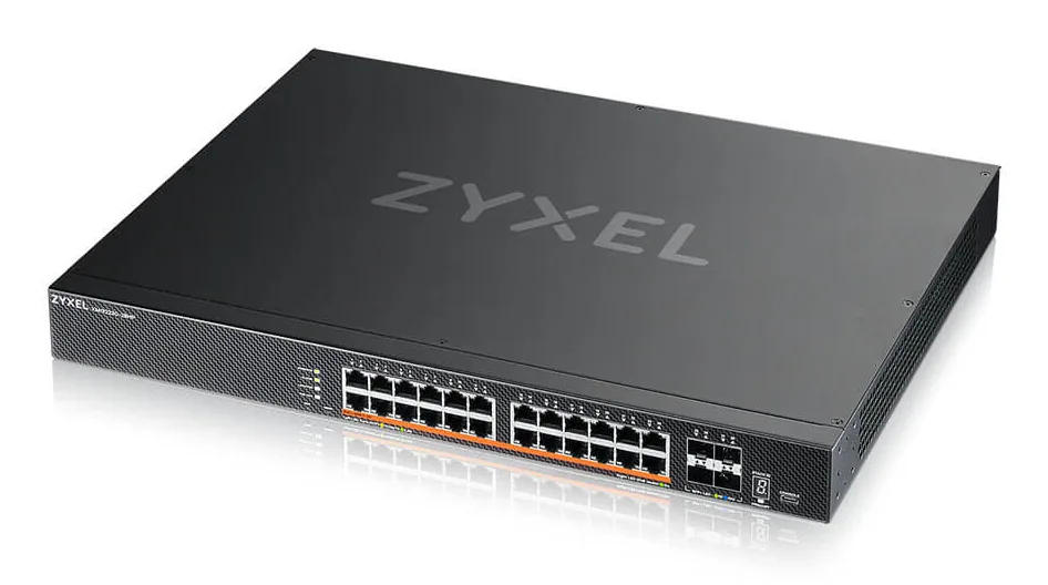 Zyxel XMG2230-28HP Managed L2/L3 2.5G Ethernet (100/1000/2500) Power over Ethernet (PoE) 1U Schwarz – Bild 1