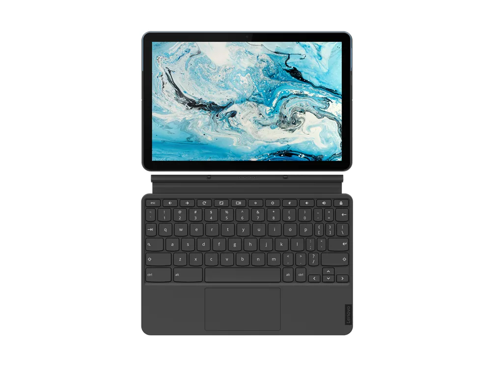 Lenovo IdeaPad Duet Chromebook Mediatek 64 GB 25,6 cm (10.1") 4 GB Wi-Fi 5 (802.11ac) ChromeOS Blau, Grau – Bild 5