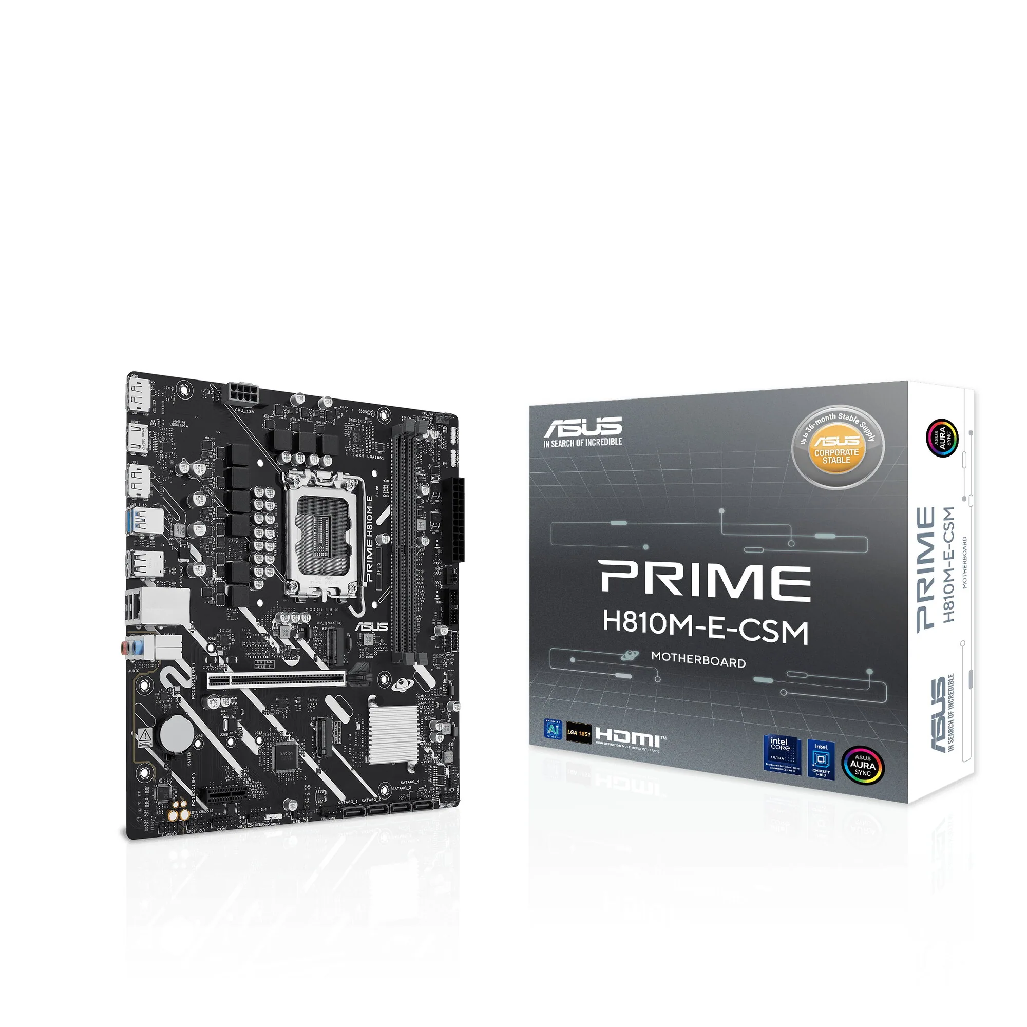 ASUS PRIME H810M-E-CSM Intel H810 LGA 1851 (Socket V1) micro ATX – Bild 3