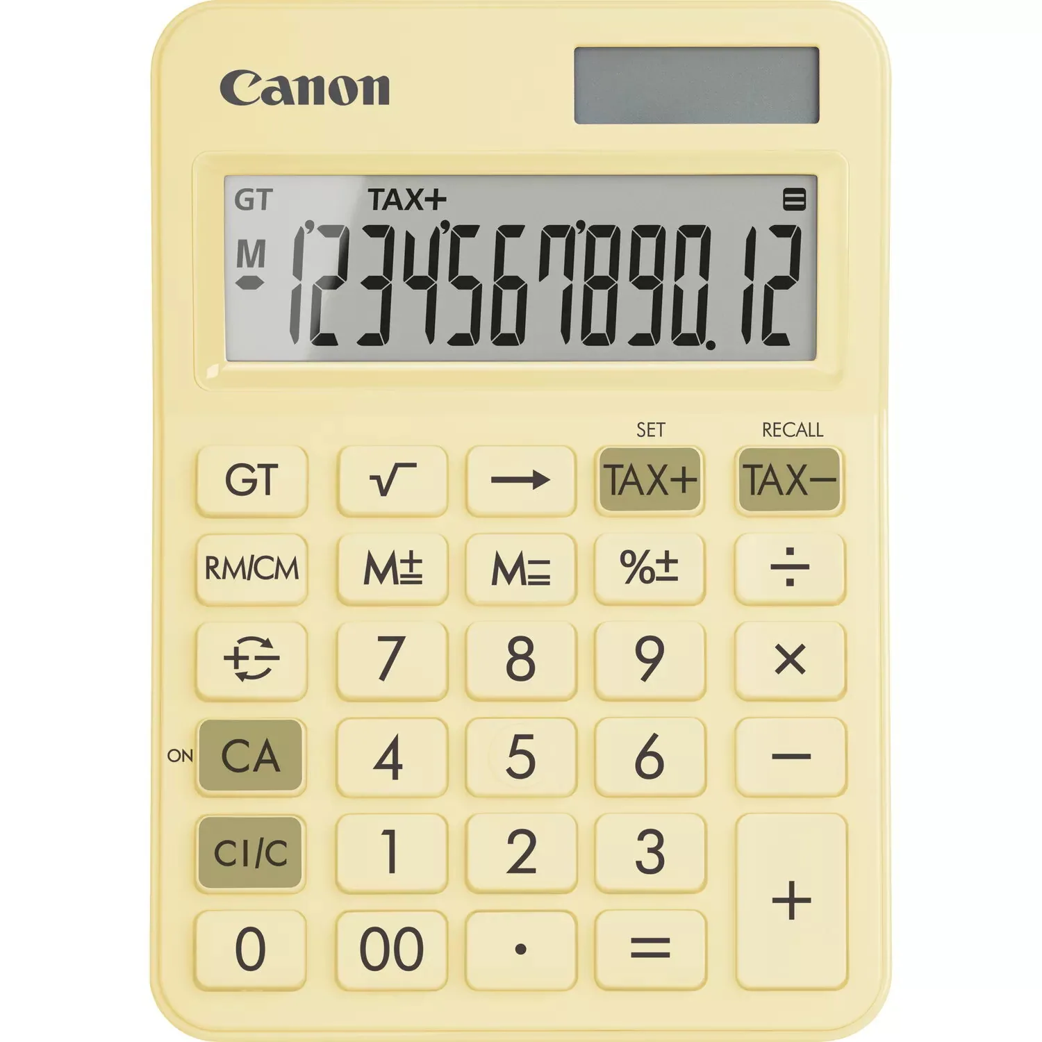 Canon LS-125KB Taschenrechner Desktop Einfacher Taschenrechner Gelb – Bild 1