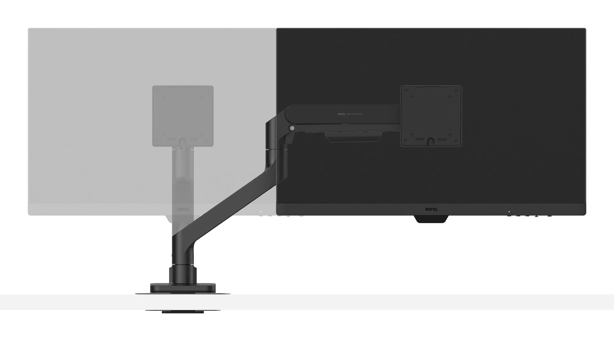 BenQ Ergo Arm BSH01 114,3 cm (45") Tisch/Bank Schwarz – Bild 5