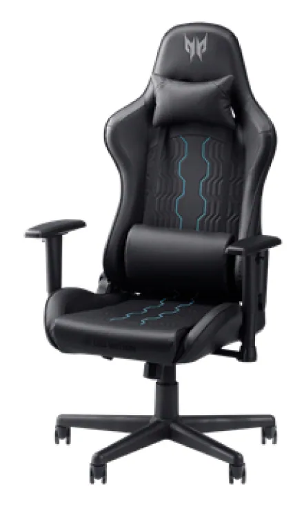 Acer PGC331 Universal-Gamingstuhl Schwarz, Blau – Bild 3