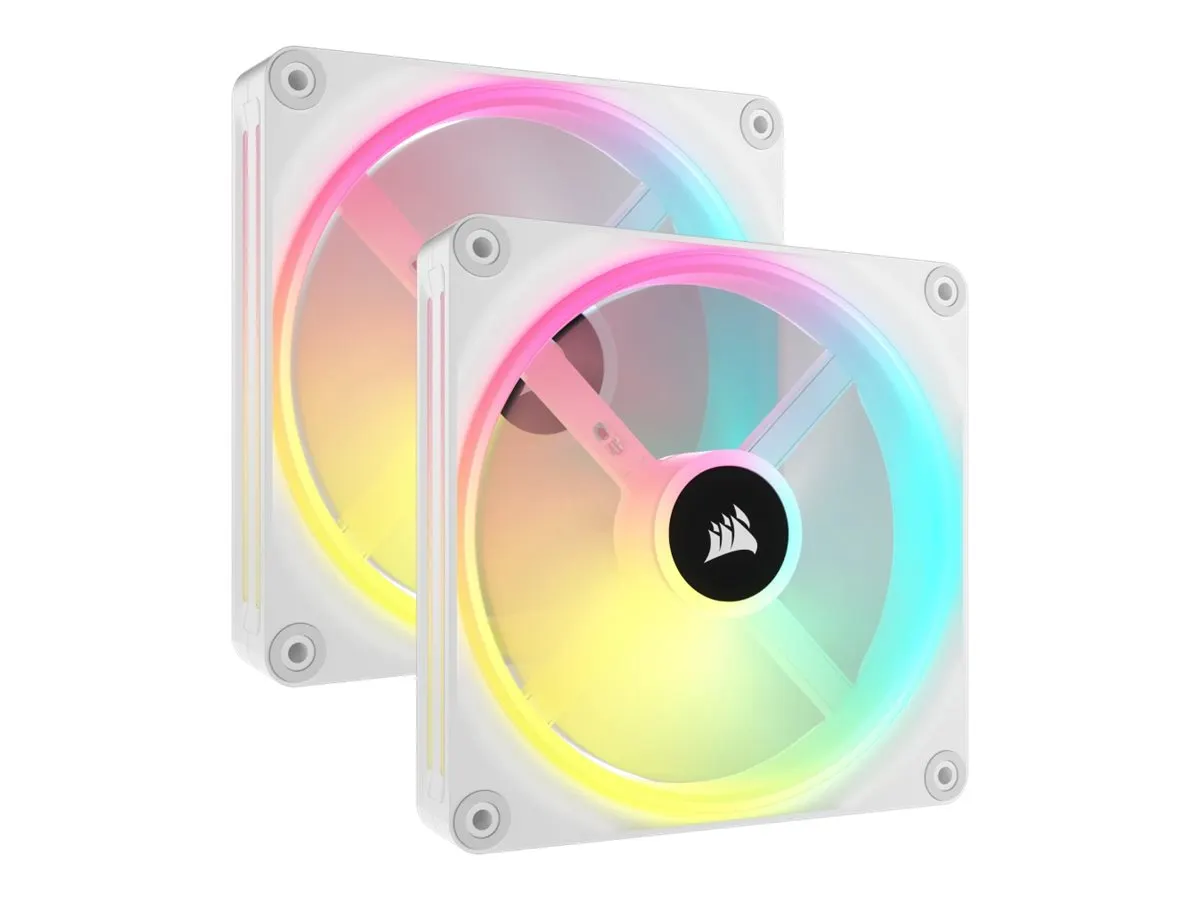 Corsair Lüfter 140*140*25 QX140 RGB LED Fan White Duo
