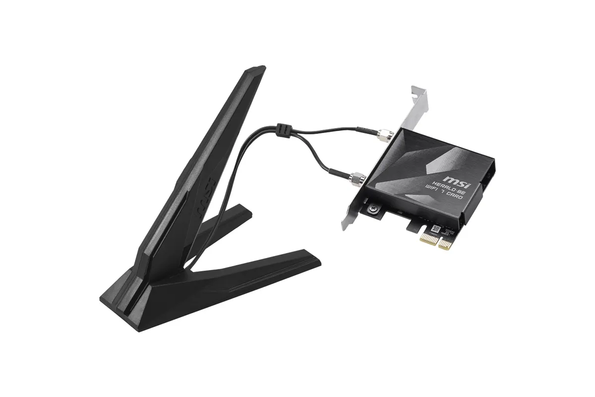 MSI Herald BE9400 WiFi7 PCIe x1 card (Bulk)
