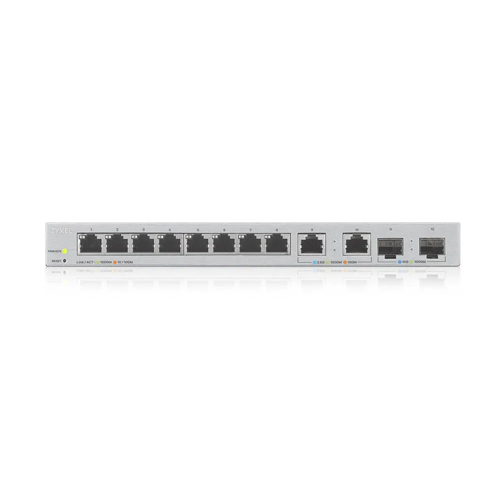 Zyxel XGS1210-12-ZZ0102F Netzwerk-Switch Managed Gigabit Ethernet (10/100/1000) Grau – Bild 2