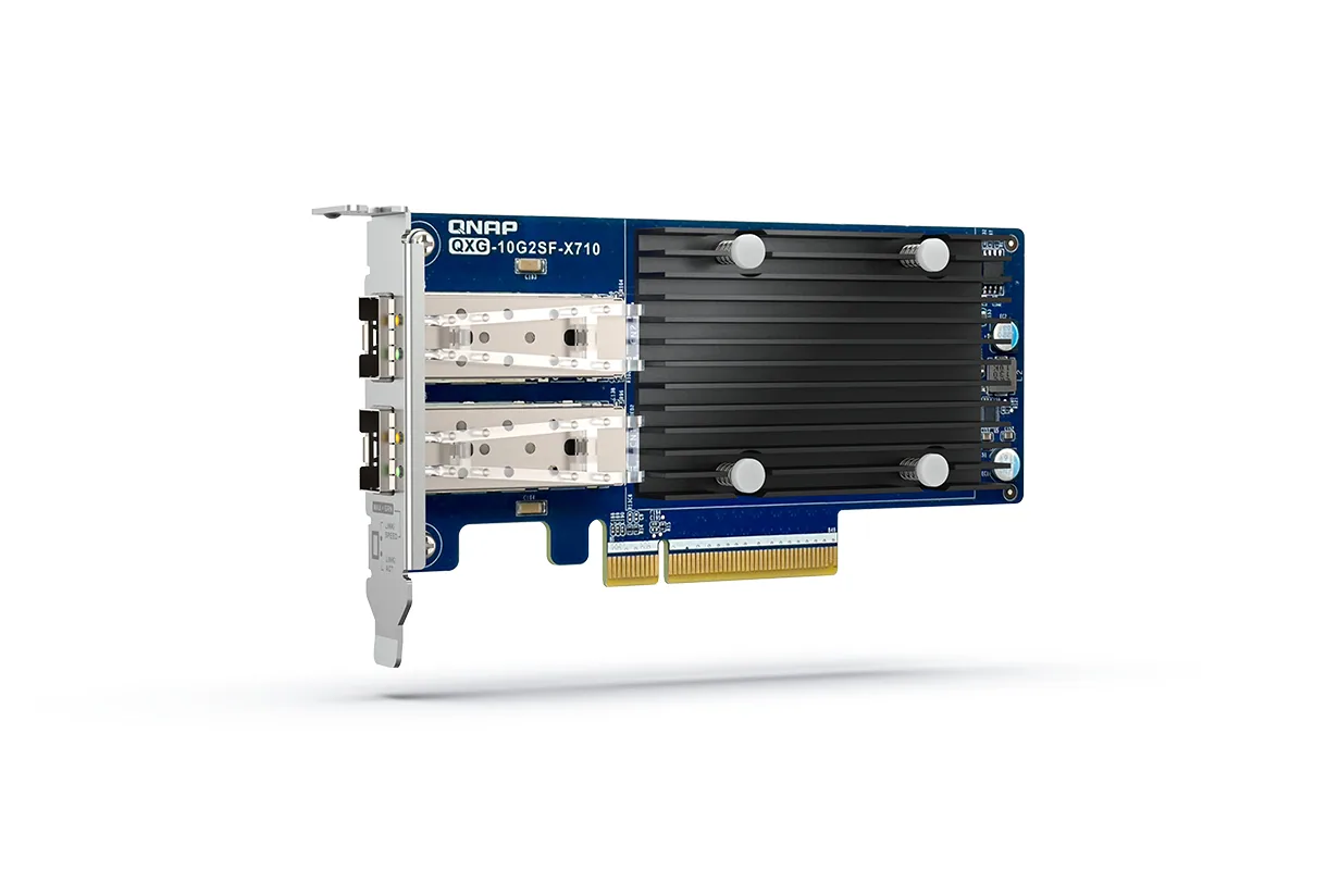 QNAP QXG-10G2SF-X710 Netzwerkkarte Eingebaut – Bild 1