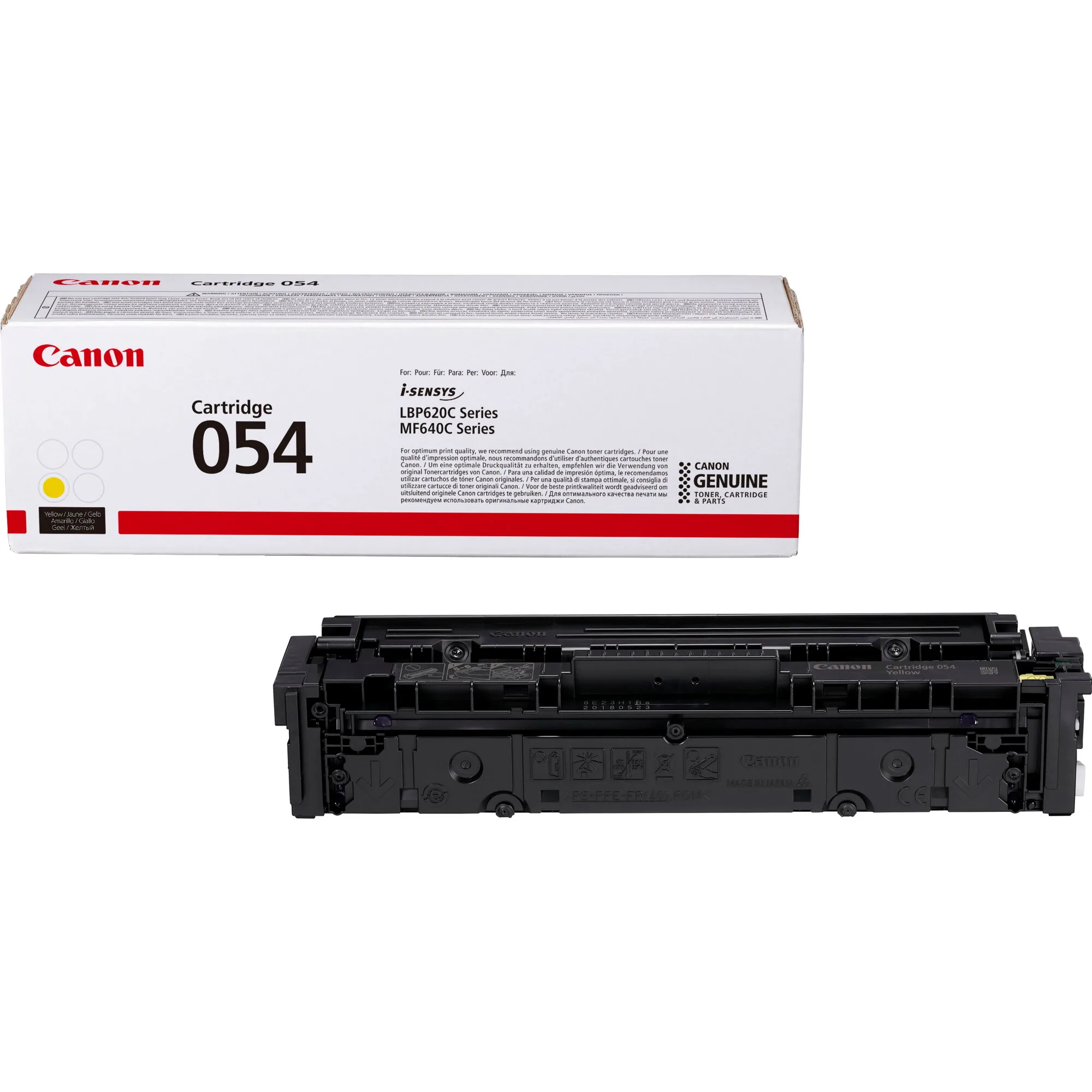 Canon 054 Toner-Cartridge, Gelb – Bild 1