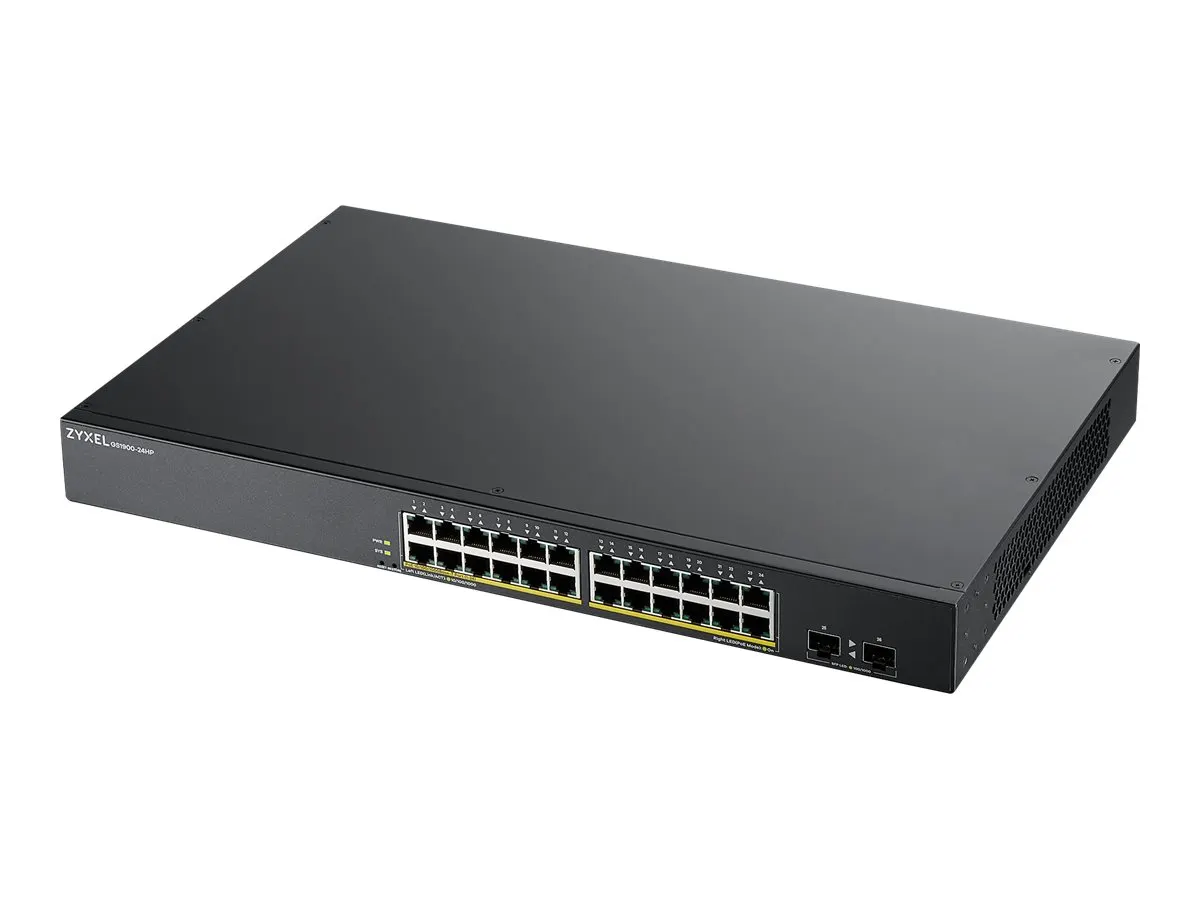 Zyxel GS1900-24HP Managed Gigabit Ethernet (10/100/1000) 1U Schwarz