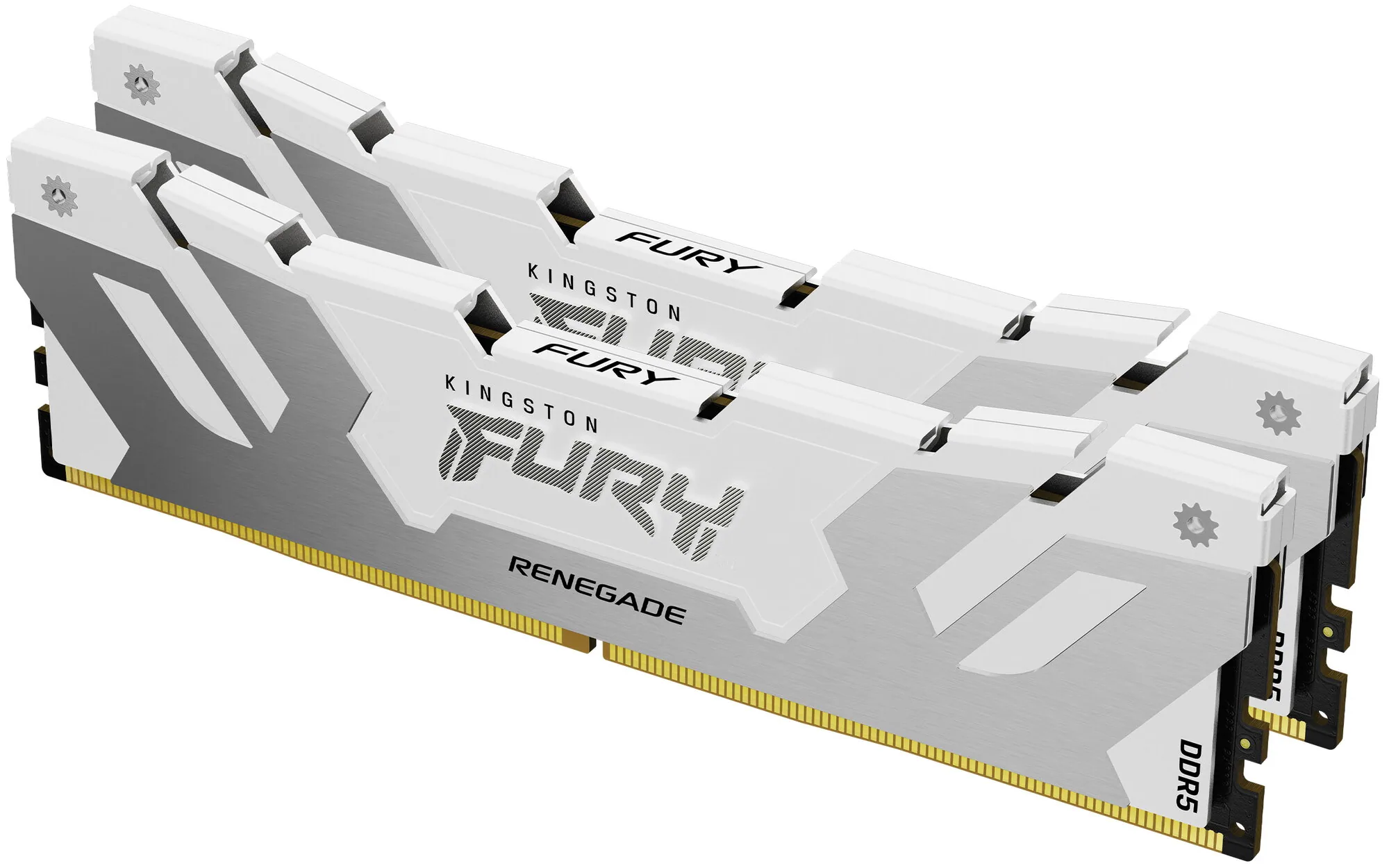 Kingston Technology FURY 32GB 8000MT/s DDR5 CL38 DIMM (2er-Kit) Renegade White XMP – Bild 1