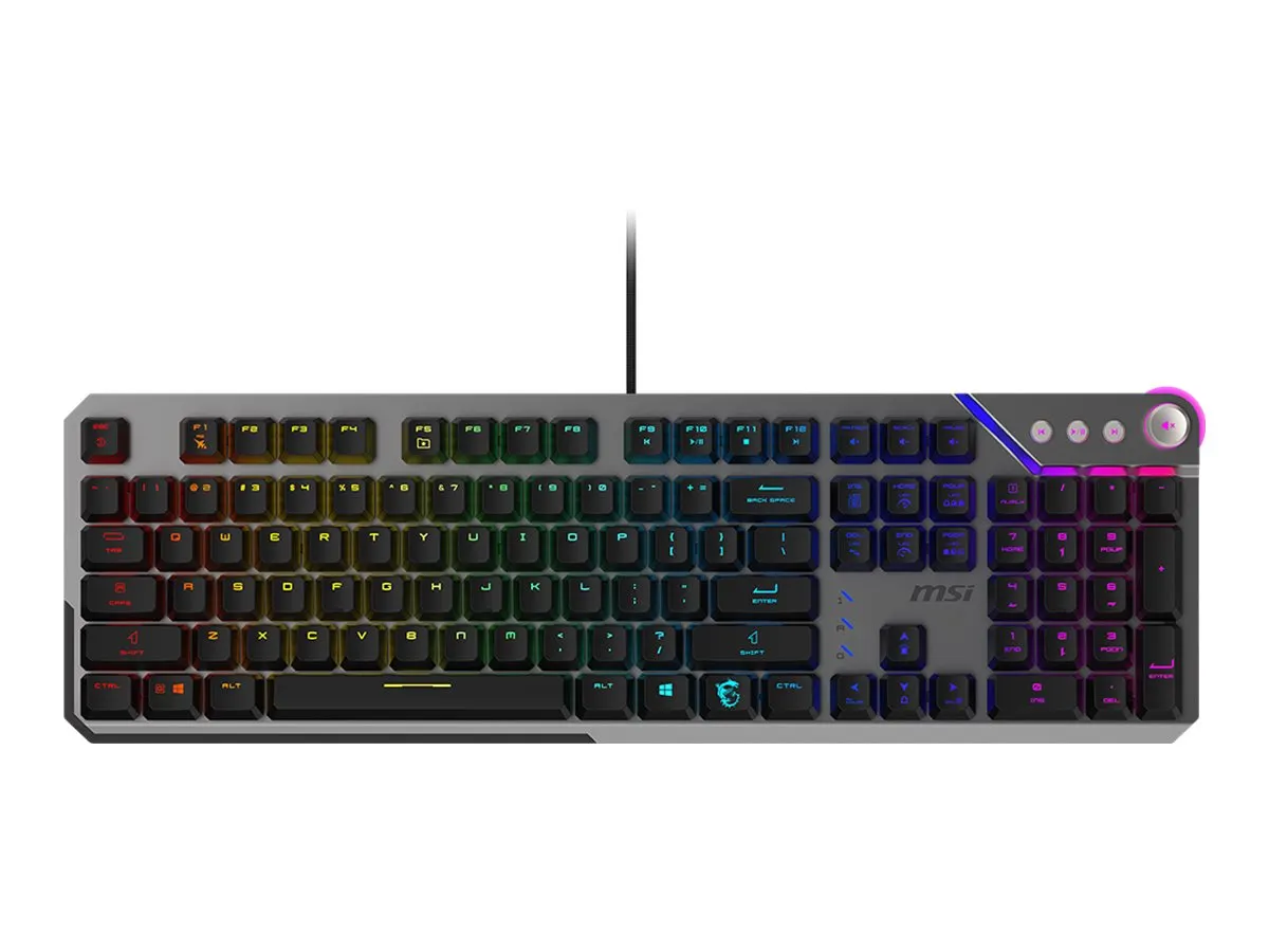 MSI STRIKE 600 Silent Gaming Keyboard, verkabelt