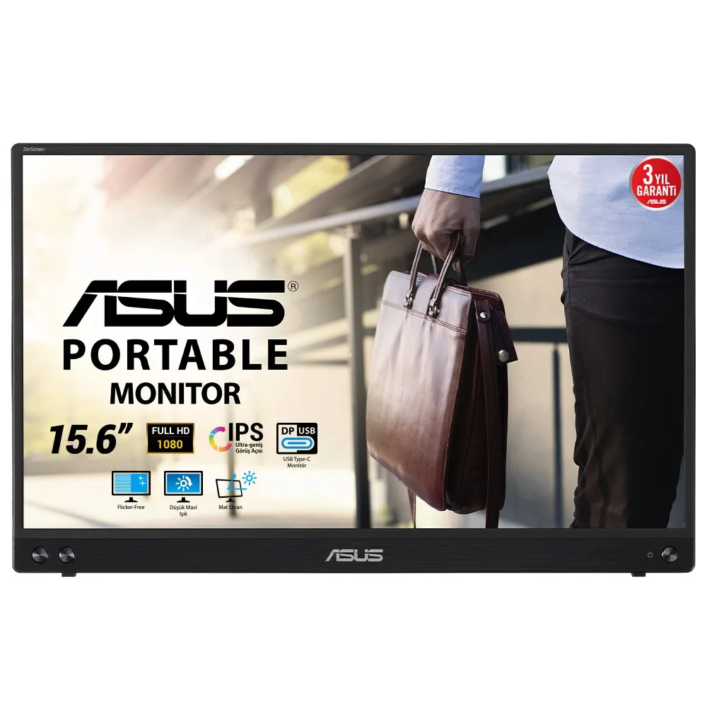 ASUS MB16ACV Computerbildschirm 39,6 cm (15.6") 1920 x 1080 Pixel Full HD LED Schwarz – Bild 2
