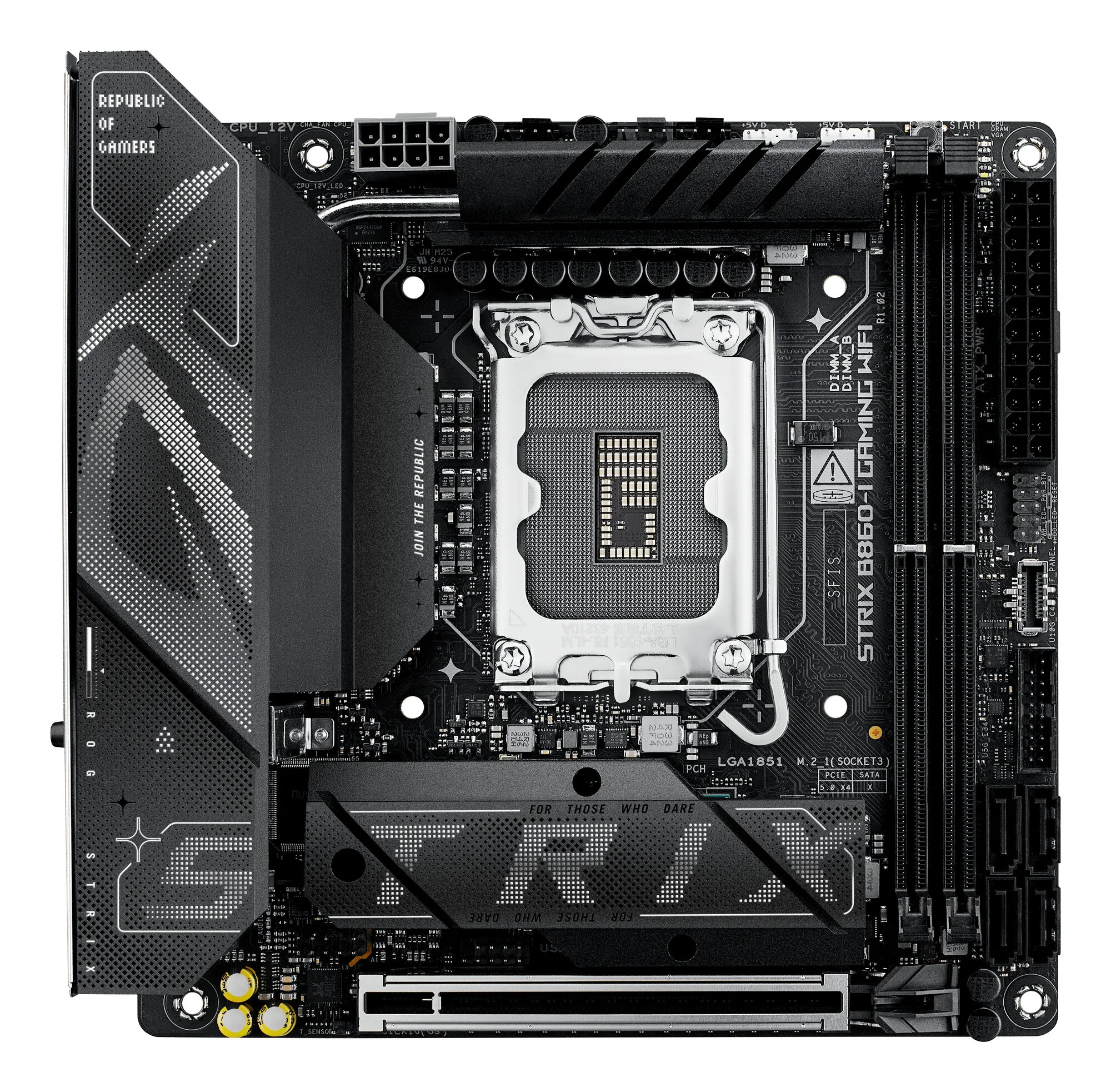ASUS ROG STRIX B860-I GAMING WIFI Intel B860 LGA 1851 (Socket V1) mini ITX – Bild 1