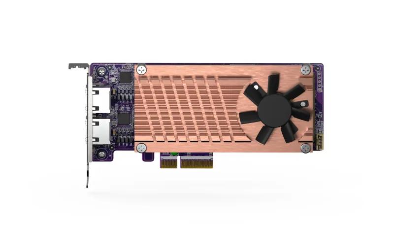 QNAP QM2-2P2G2T Netzwerkkarte Eingebaut Ethernet 2500 Mbit/s – Bild 2