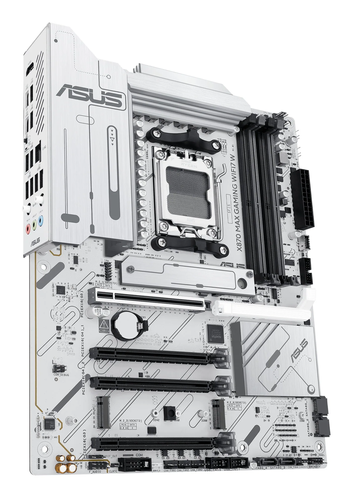 ASUS X870 MAX GAMING WIFI7 W AMD X870 Sockel AM5 ATX – Bild 3